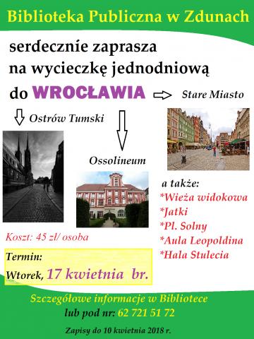 Biblioteka zaprasza do Wrocławia!