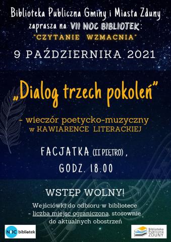 NOC BIBLIOTEK : Dialog trzech pokoleń