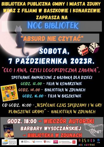 Noc Bibliotek tuż, tuż...