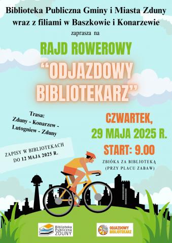 Zapraszamy na rajd rowerowy Odjazdowy Bibliotekarz!